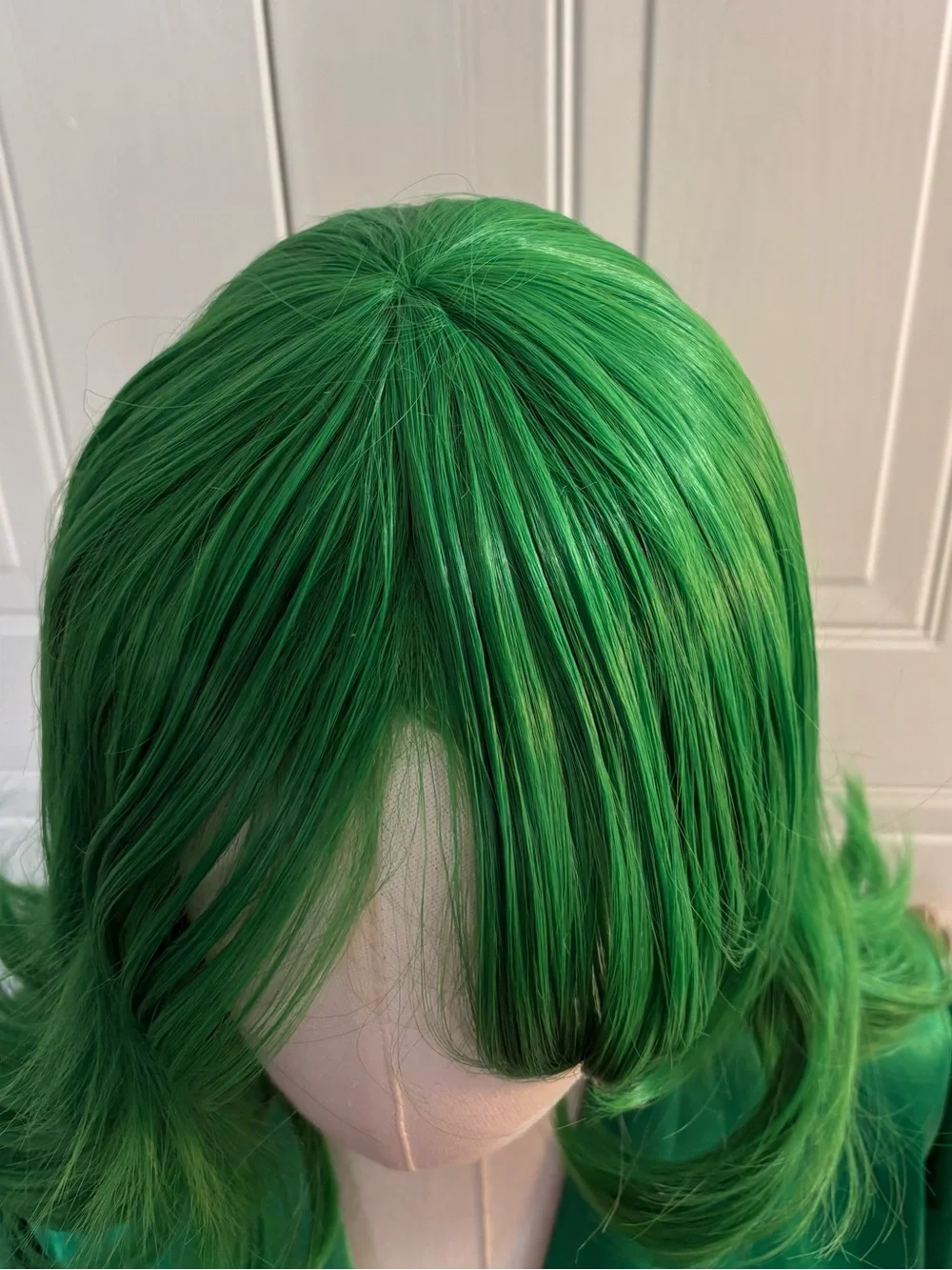 Short Green Synthetic Party Halloween Cosplay Wig NWOT